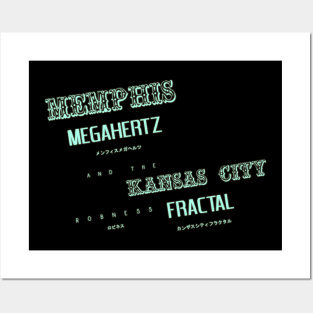 Memphis Megahertz and the Kansas City Fractal Posters and Art
